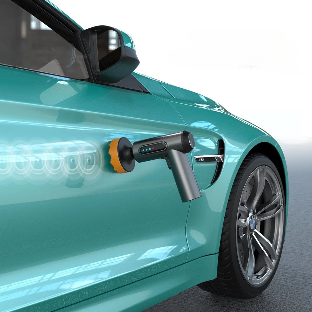 Power Tools Display - Draadloze autopoetsmachine, klein waxapparaat met digitaal