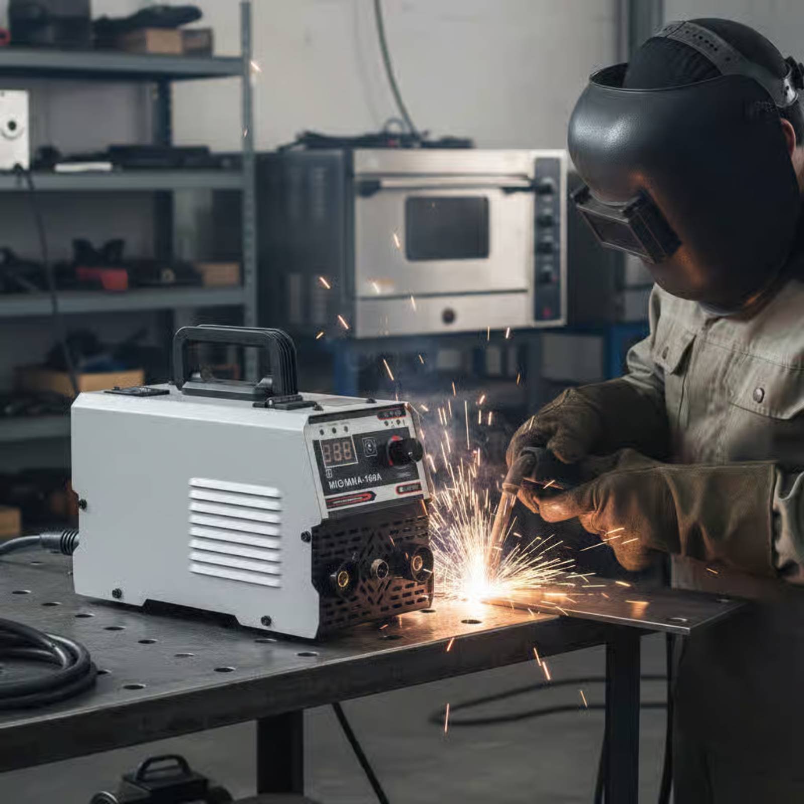 Power X Tools And Machinery - Draagbare MIG MMA-lasapparaat Lichtgewicht MIG MMA-lasmachine
