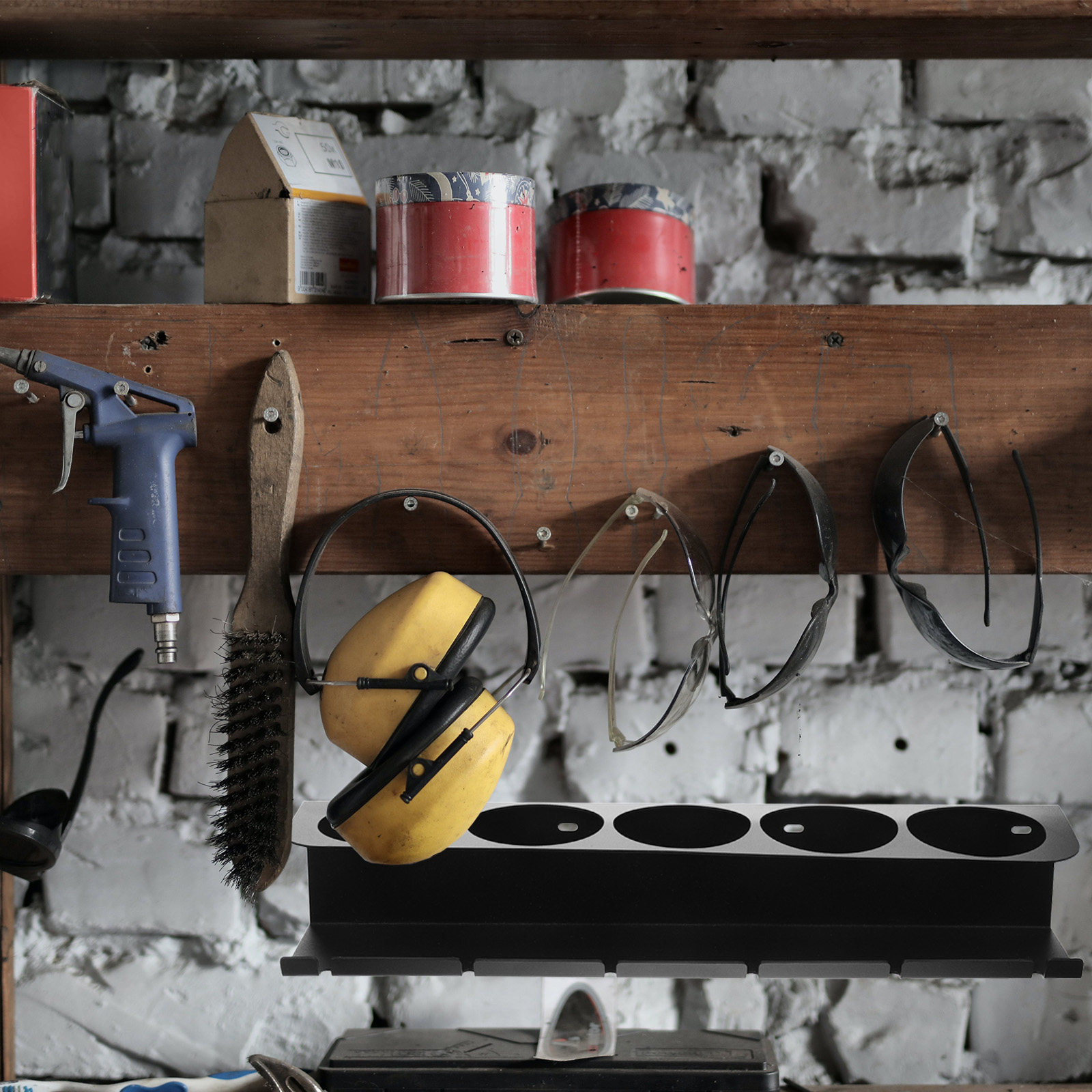 Power Tools Organizer - 1Set Heavy Duty Metalen Gereedschapsrek voor