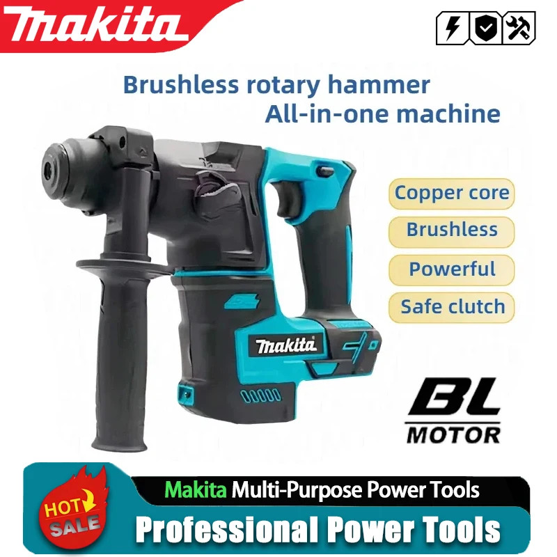 Power Tools Online - Makita borstelloze hamer accu-boormachine 18V lithium-ion
