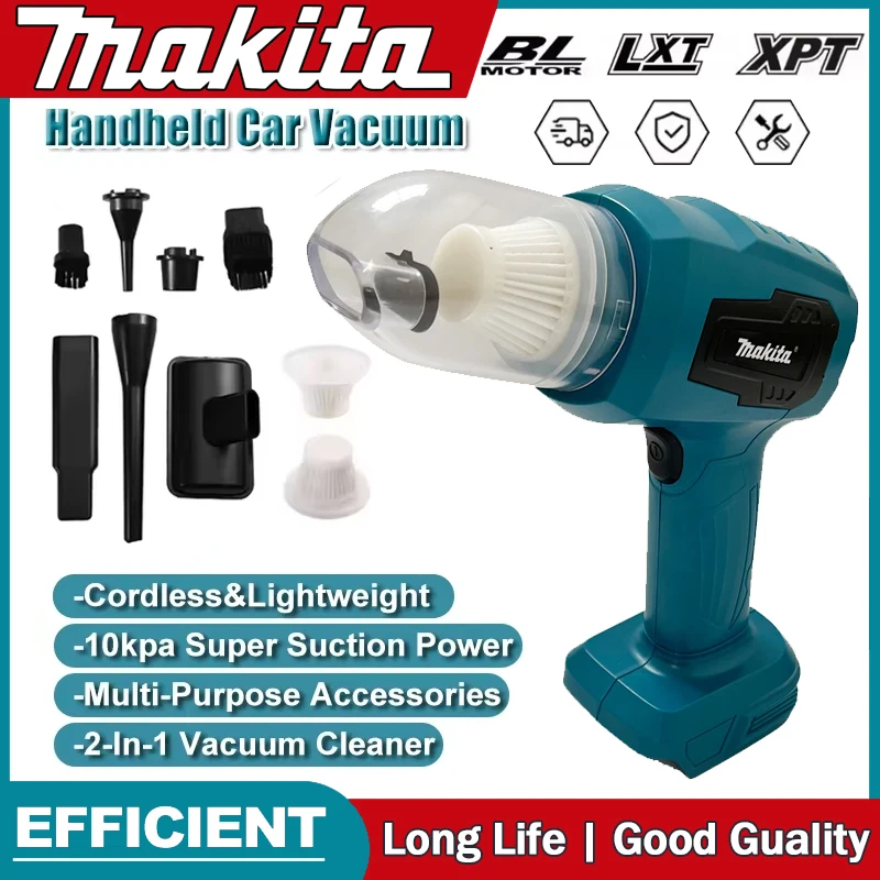 Power Tools Vacuum - Makita draadloze mini-autostofzuiger, multifunctioneel, voor het