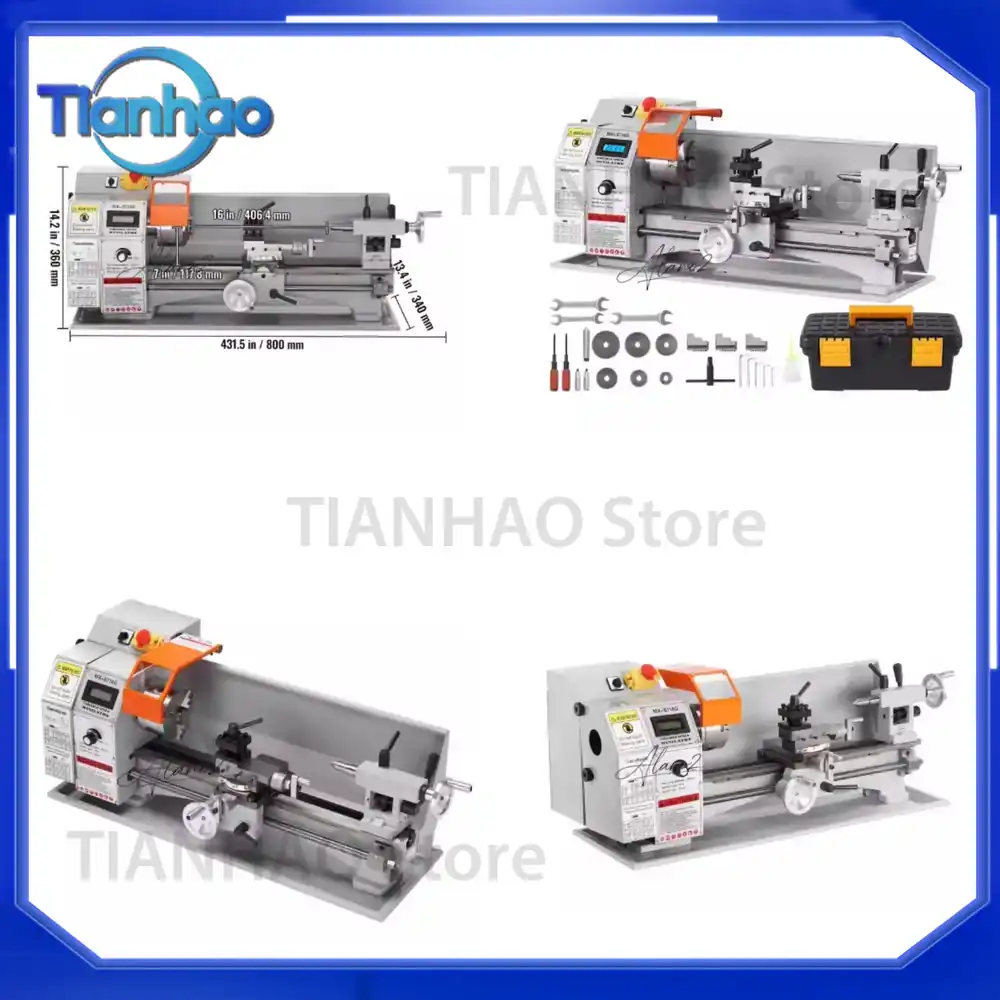 Power X Tools And Machinery - 7'' x 16'' Metaaldraaibank voor precisie,