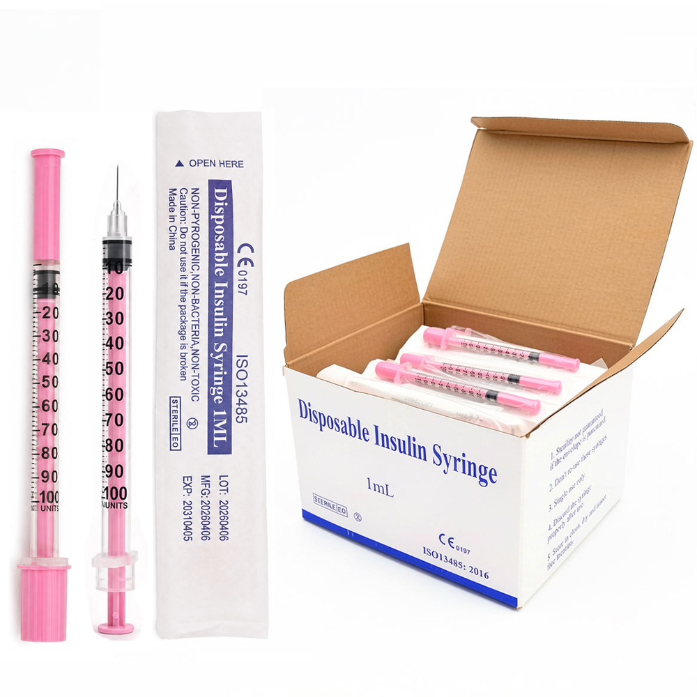 Power Tools Tool Box - 100 stuks/doos Beauty 1ml roze insuline