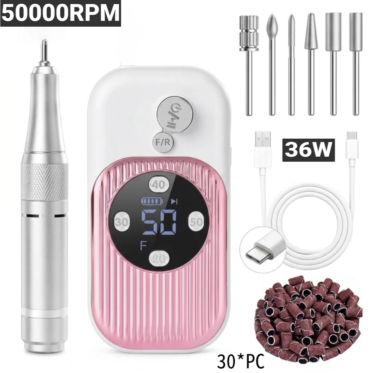 Power Tools Online - 50000 RPM Hoge snelheid elektrische nagelboor