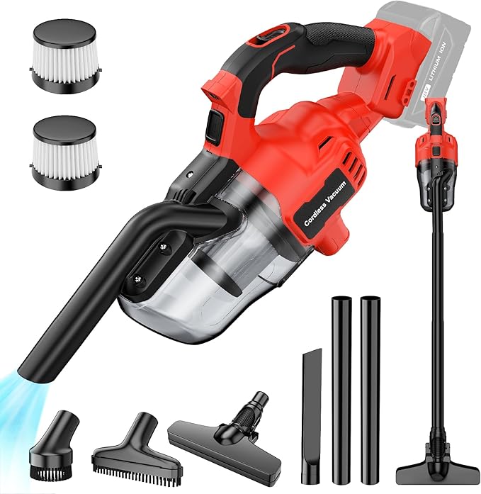 Power Tools Vacuum - 16000pa Draadloze Elektrische Stofzuiger Handheld Oplaadbare