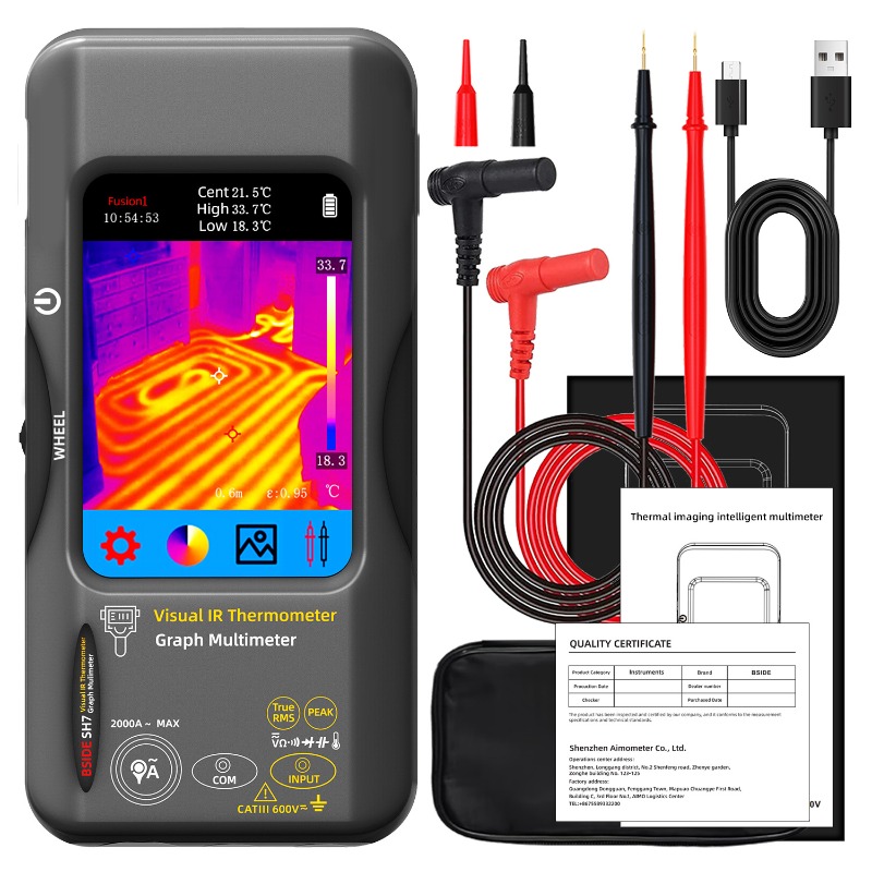Power Tools Images - Thermische beeldvormingsapparaat Multimeter Handheld touchscreen, hoge