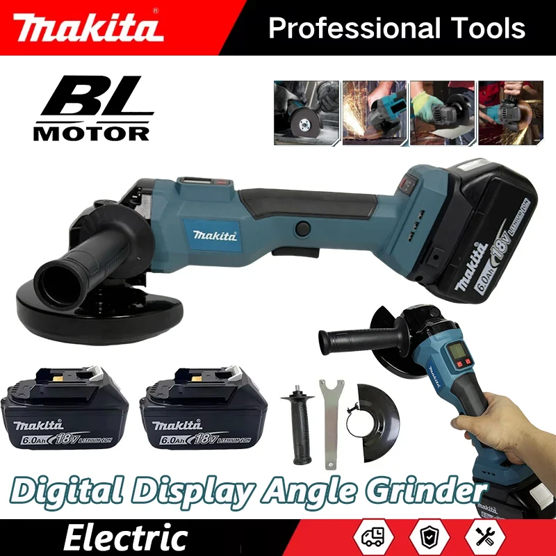 Power Tools Display - Makita Tool 125MM Borstelloze Elektrische Haakse