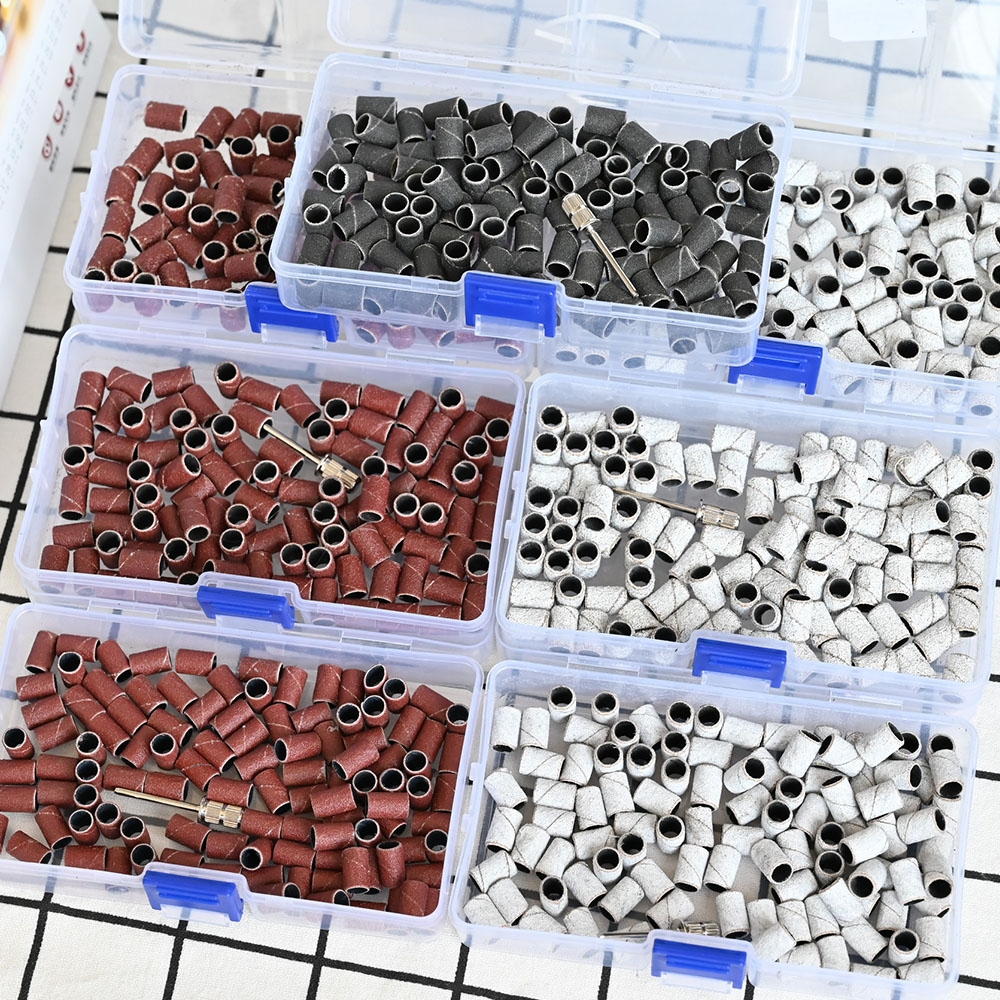 Power Tools Tool Box - 100 stuks/doos Nagelkunst Schuurbandjes # 80,