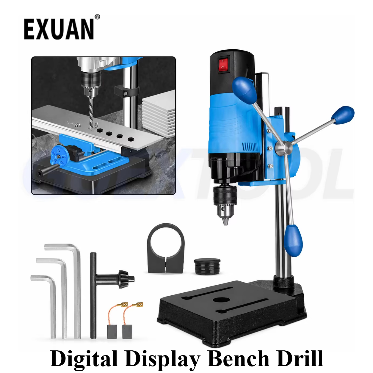 Power Tools Display - Digitale display werkbankboormachine 1200W hoge vermogen
