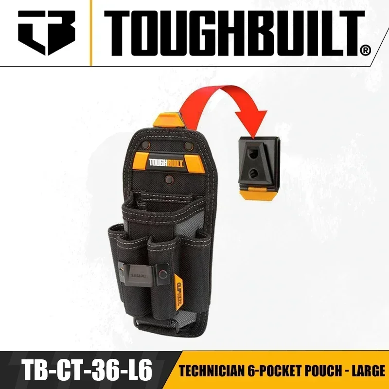Power Tools Technician - TOUGHBUILT TB-CT-36-L6 Technicus etui met 6
