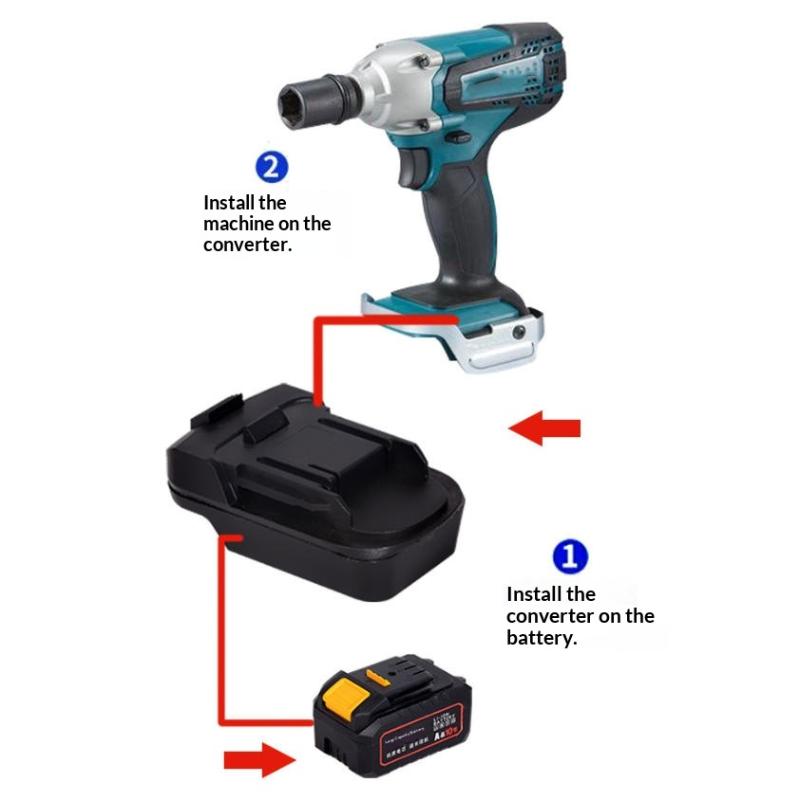 Power Tools Battery Adapter - 1 stuks elektrische gereedschapsadapter converter accessoires