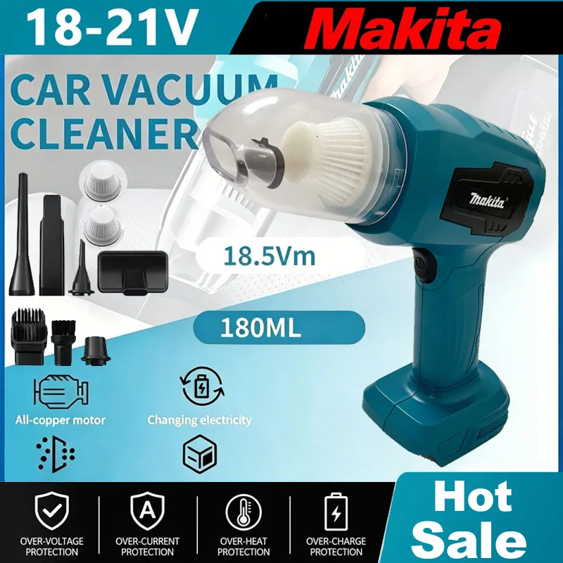 Power Tools Vacuum - Makita Draadloze Mini Autostofzuiger Multifunctionele Stofopvang
