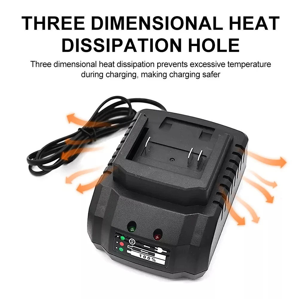 Li-Ion Batterij Oplader 18V 21 - Power Tools Online recensie en prijs