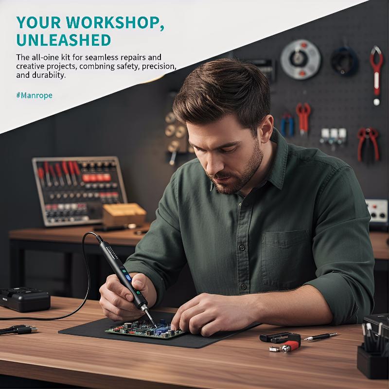 Digitale elektrische soldeerbo - Power Tools Technician recensie en prijs