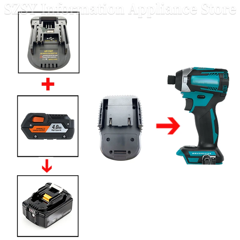 Voor Ridgid Batterij Adapter C - Power Tools Battery Adapter recensie en prijs