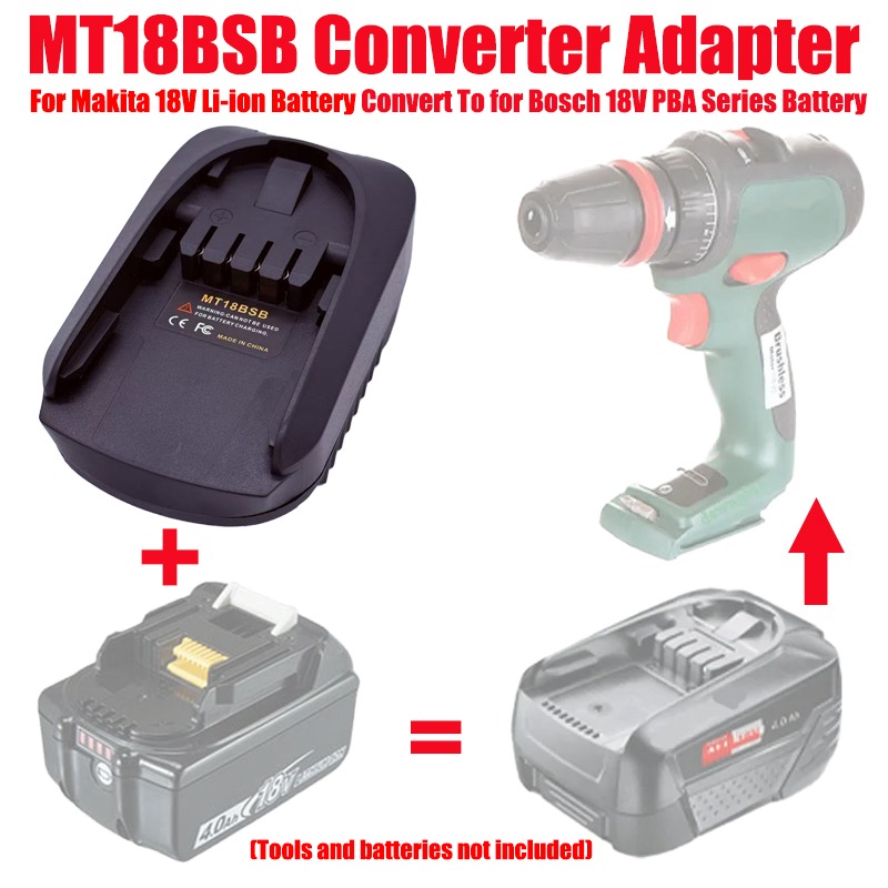 ALASICKA MT18BSB Batterij Adap - Power Tools Battery Adapter recensie en prijs