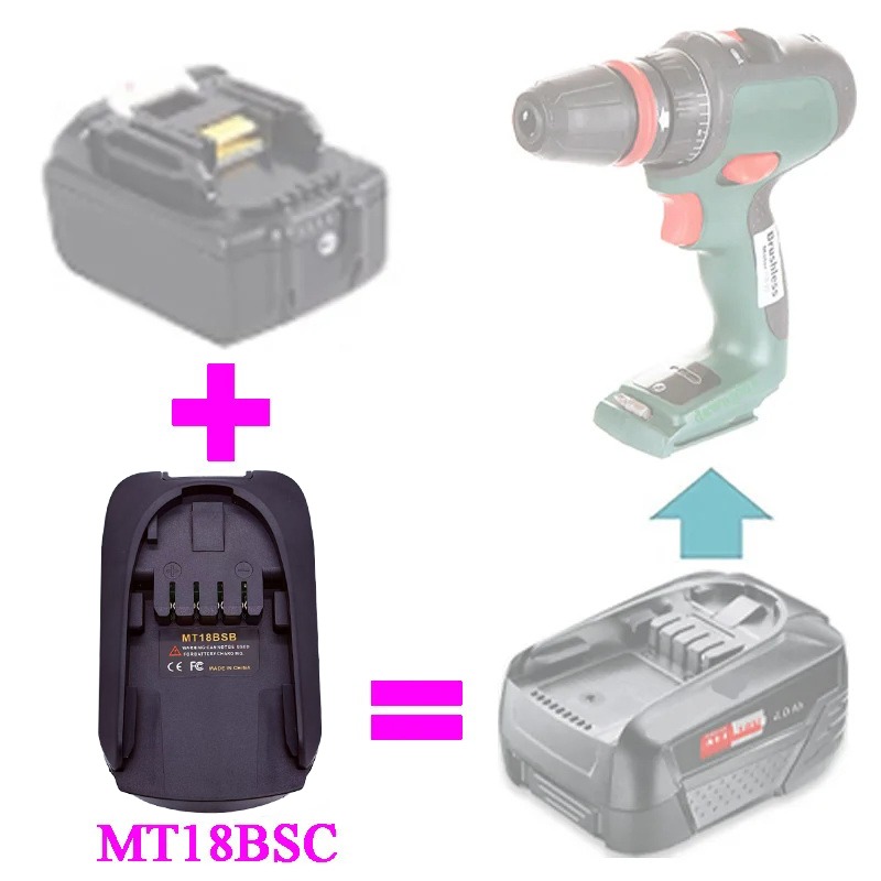 ALASICKA MT18BSB Batterij Adap - Power Tools Battery Adapter recensie en prijs