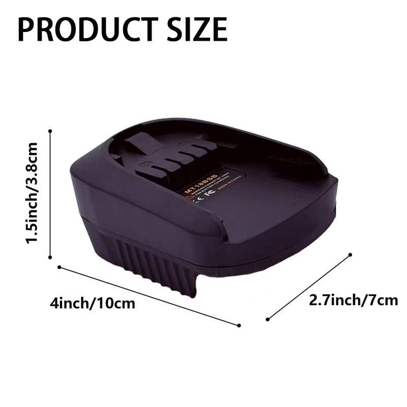 ALASICKA MT18BSB Batterij Adap - Power Tools Battery Adapter recensie en prijs