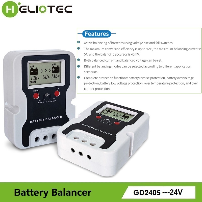 24V batterij-equalizer met spa - Power Tools Display recensie en prijs