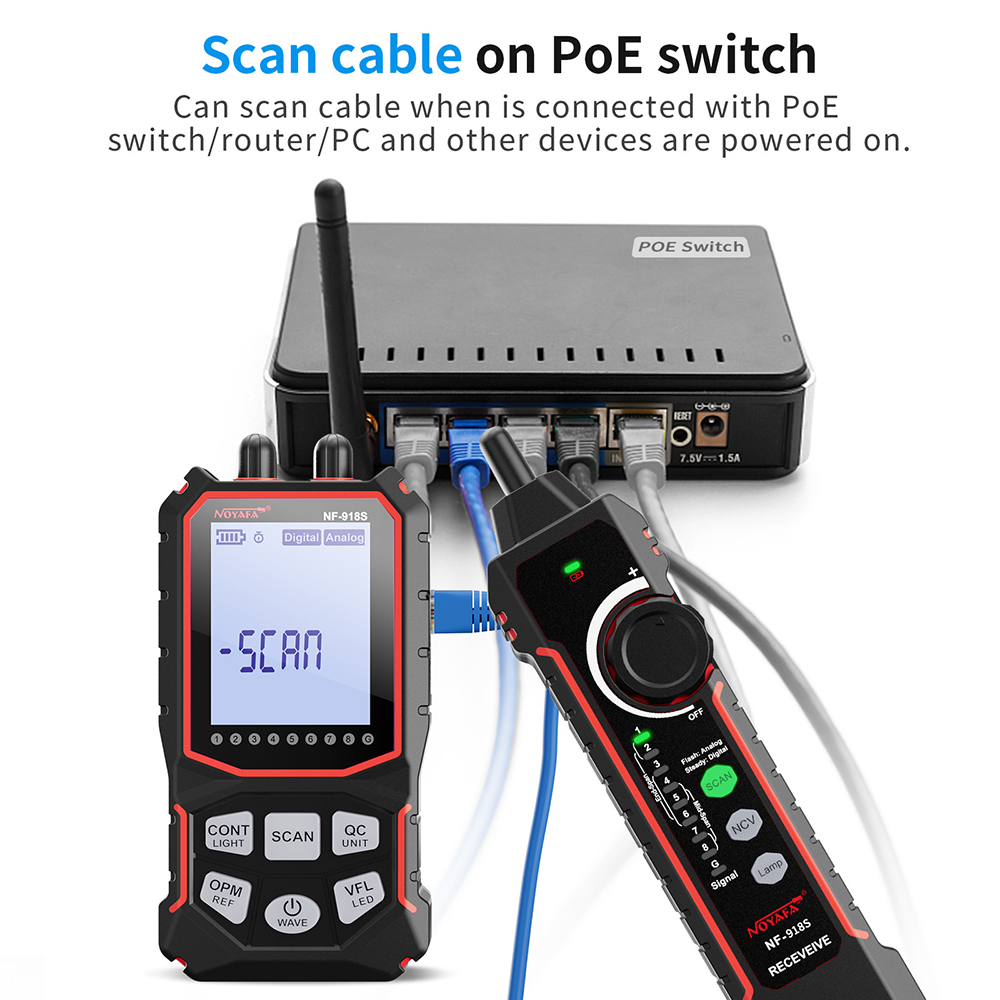 Noyafa Netwerkkabel Tester Lcd - Power Tools Display recensie en prijs