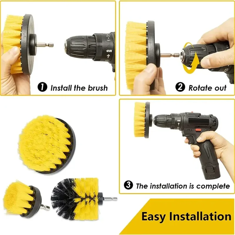 3-delige boorborstelset, krach - Power Tools Tool Box recensie en prijs