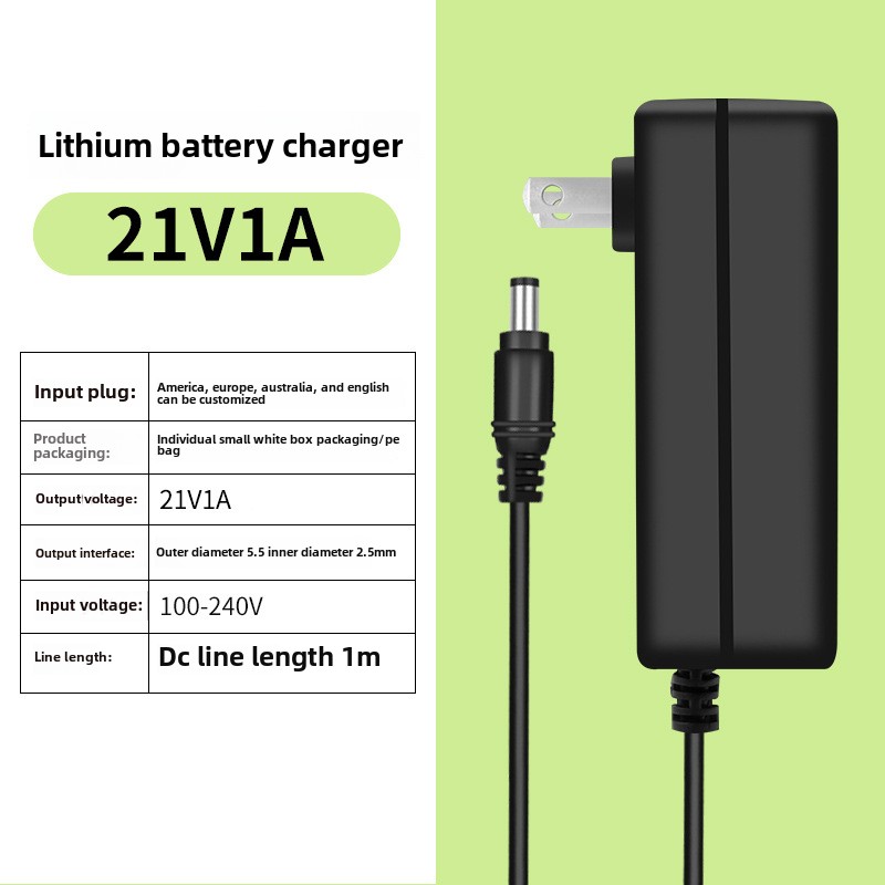 DC 21V 2A Voeding Adapter Voor - Power Tools Battery Adapter recensie en prijs