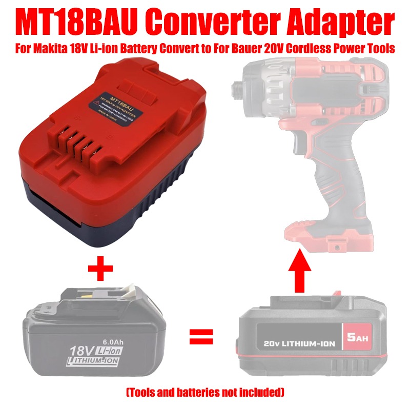 ALASICKA MT18BAU DM20BAU BS18B - Power Tools Battery Adapter recensie en prijs