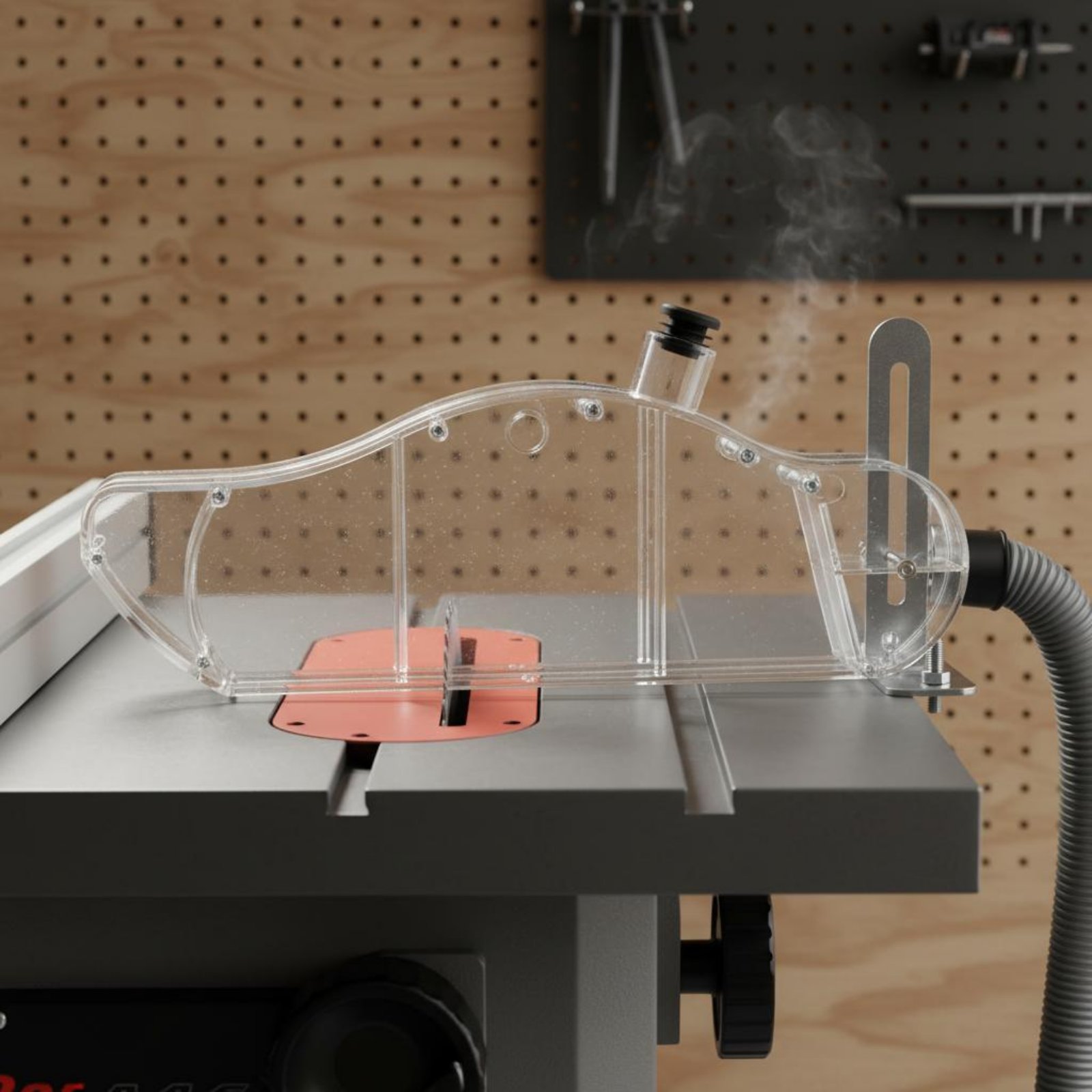 Tafelzaag Stofkap Transparant  - Power Tools Vacuum recensie en prijs