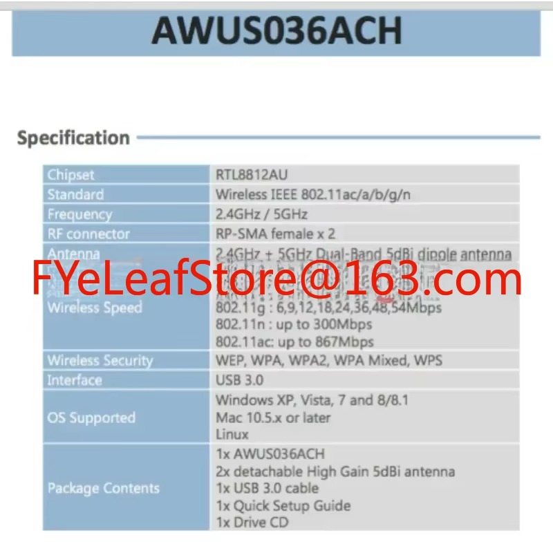 ALFA AWUS036ACH RTL8812AU Mac  - Power Tools For Linux recensie en prijs